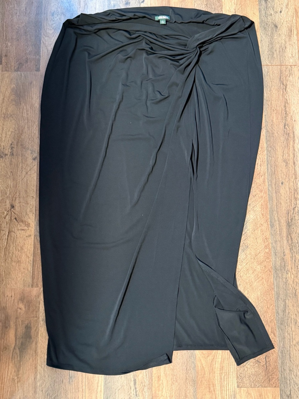 wild fable Black Stretch Skirt with Elastic Twist Waistband
